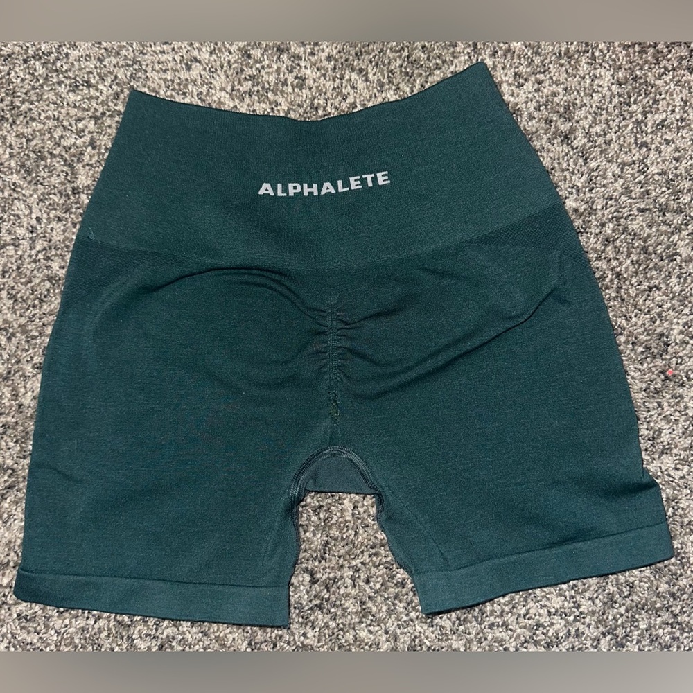 ALPHALETE Amplify Shorts | 4.5” Forest Green Size S
